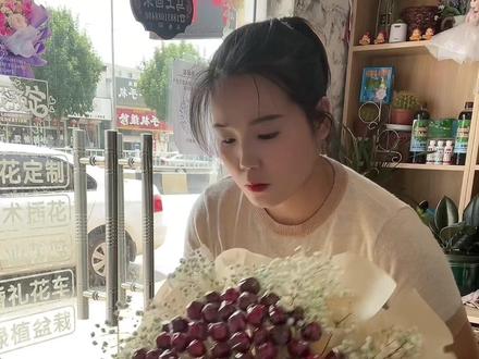 #今日分享 车厘子包花教程来了🌹🌹🌹