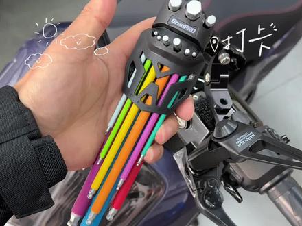 跑在路上螺丝松动恐惧症。 随车备一个。挺好看挺精致#内六角工具 #绿林工具 #小牛电动 #极核电动 #九号电动