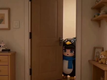 【捡到一只小企鹅】3,爱撒娇的小企鹅~#咕咕嘎嘎 #终末地 #可爱 #治愈 #小企鹅