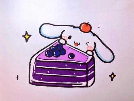 三丽鸥甜品系列来咯 快艾特你的好姐妹来给你画可爱的玉桂狗蛋糕#玉桂狗简笔画 #玉桂狗 #三丽鸥简笔画 #三丽鸥 #简笔画教程 @抖音小助手 @DOU+小助手 @DOU+上热门