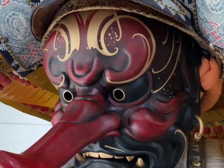 #天狗面具#面具 @DOU+小助手 关于天狗的传说,大家不要再对它的鼻子有误解了