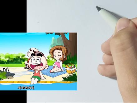 可爱的扬子鳄#简笔画 #手绘 @抖音小助手 @抖音青少年
