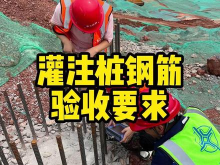 灌注桩钢筋现场验收要求 #建筑施工 #建筑工程 #三维识图 #工程人 #干货分享