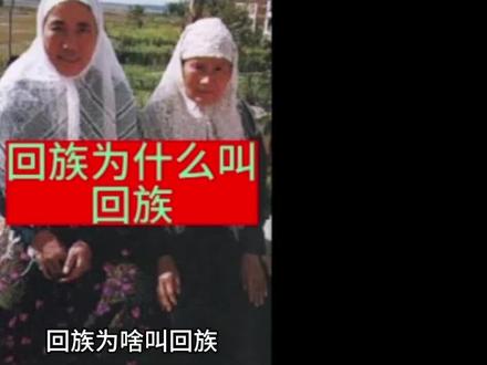 回族为什么叫回族#回族