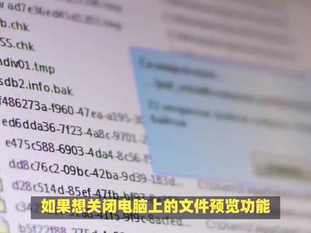 电脑文件预览怎么关闭 #电脑 #电脑知识 #电脑技巧 #电脑文件