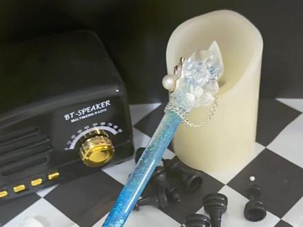 冰雪奇缘风的流麻笔刀 一些不怎么尝试的小手工#笔刀 #展示你的手工diy成果 #手工 #手作刀 #流麻