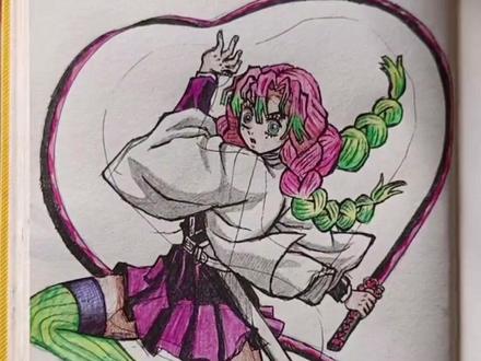 《鬼灭之刃》角色速写 #画画 #动漫手绘 #速写 #鬼灭之刃