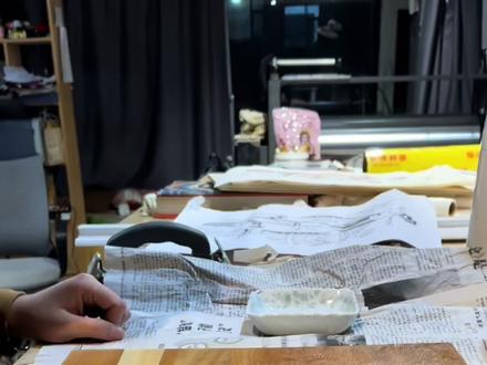 传统木版画教程,画稿如何转移到木板上#版画 #吉林生活家 #木版画年画#浮世绘#匠人精神