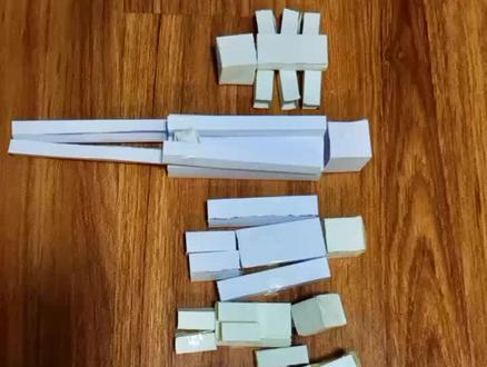 我的世界公仔手工制作#变声 #小张同学 #手工制作 #小学生手工 #我的世界mc #MC人仔 #苦力怕 #史蒂夫 #我的世界游戏