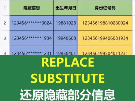 如何还原隐藏的部分信息呢?#职场干货 #excel教学 #知识分享 @抖音小助手