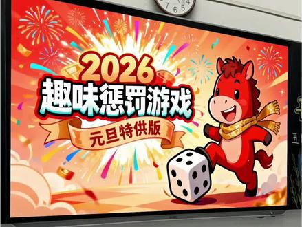 趣味惩罚游戏课件(元旦特供版)
#趣味惩罚#班级互动#惩罚小游戏