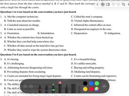 25年6月第一套六级听力带练 #四六级#六级#听力#跟练