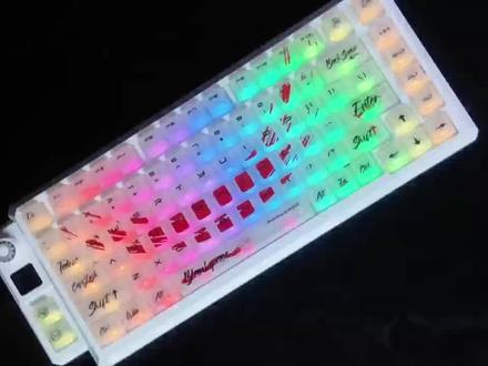 高颜值充满设计感的性价比机械键盘-狼途T75 #键盘 #游戏外设 #狼途 #狼途t75 #好物推荐