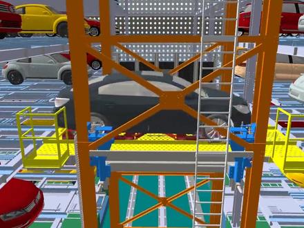 巷道堆垛智能立体车库