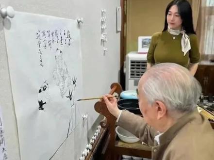 87岁得子!恋爱脑的最高境界!#热点 #范曾 #搞笑 #离谱 #抽象