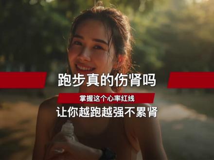 跑步真的伤肾吗 掌握这个心率红线 让你越跑越强不累肾 #跑步 #跑步治愈一切 #无伤跑到老 #肾