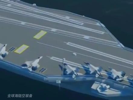 福特号航母有多大?把火箭大飞机按比例摆甲板上看看什么效果? #福特号航空母舰 #3d #星舰 #长征五号 #星河知识计划 @抖音青少年