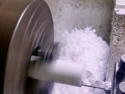 #塑料制品 #数控车床加工 pom塑料片0.3mm