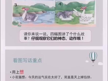 看图写话—《小猫得救了》