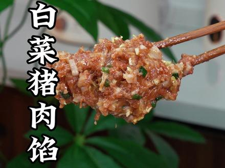 白菜水饺很多人都喜欢吃,但自己调的馅总是出水,包的时候水滋滋的全是汤,而且煮的时候,总破皮一煮就散,只要你记住这几个关键点,调出来的饺子馅鲜嫩多汁,而且还不出水#家常菜#美食教程#白菜新吃法#冬至