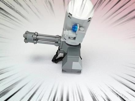 原创积木搭建分享:密集阵近防炮 #乐高防空炮 #乐高moc #积木搭建 #乐高