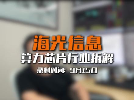 与寒王并肩的海光信息! #干货分享 #寒武纪 #芯片