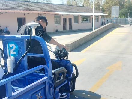 天保驾校三轮摩托车模拟视频#专业的事交给专业的人来做更靠谱 #科目二 #小梦哥教练