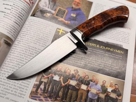 一把简单的小猎#锻刀大赛 #手工刀#刀