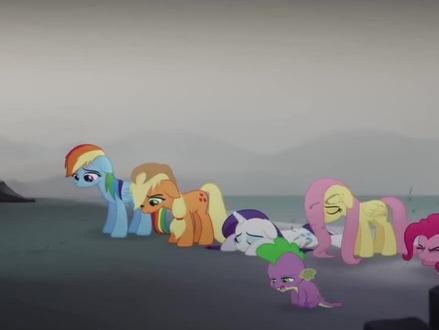 紫悦。好想哭。#小马宝莉#紫悦#友谊