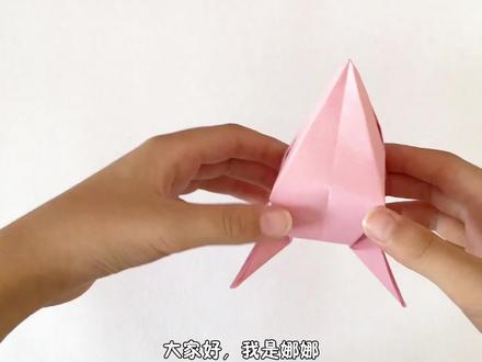 慢动作教你折纸桃子,超简单!而且形象!【折纸】