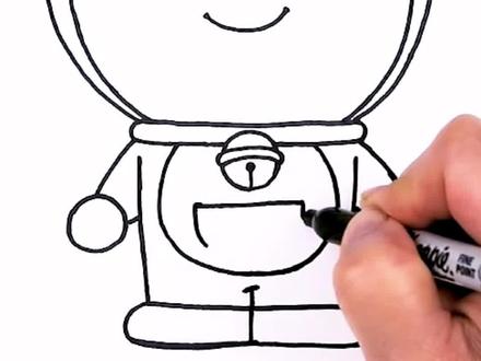 一分钟画哆啦美@DOU+小助手 #简笔画教程 #简笔画 #手绘 #美术