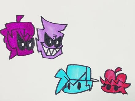 欢迎收看,周五夜一家人
超简单一次学会FNF4人画法
#创作灵感 #简笔画教程 #周五夜放克
