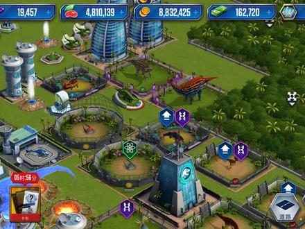 侏罗纪世界国际服:地蜥鳄与冠龙融合,中棘冠龙