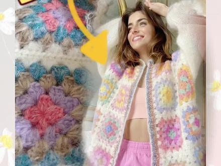 #创作灵感 #爱手工爱生活 #祖母方格 #纯手工 #手工毛线钩织
祖母方格外套教程2
喜欢的跟着我学吧
其实非常简单