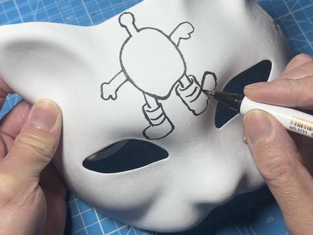 画的有史以来最简单的一期,主人不在家,我在面具堆里嘎哒嘎哒… #蛋仔派对 #蛋小黄 #手绘 #绘画教程 #跟着抖音学画画 @抖音小助手