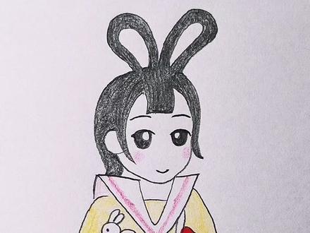 姐姐画的嫦娥和我画的嫦娥哪个好看?#萌知计划 #兴趣才艺 #中秋 @抖音青少年