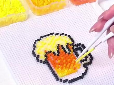 拼豆女孩手工diy材料包全套无聊解闷儿童益智玩具小学生10岁以上6#拼豆材料包 #手工拼豆 #diy拼豆 #拼豆玩具 #儿童拼豆