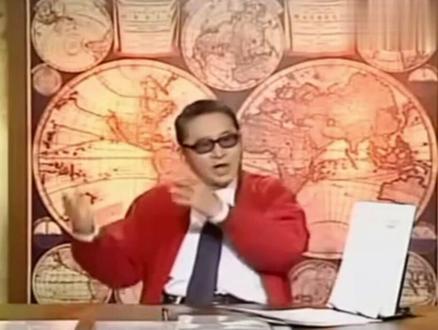 李敖,随手拿份报纸,讲讲语言的改变和放宽,上面报道的是早期的周杰伦和蔡依林#语妙天下 #周杰伦