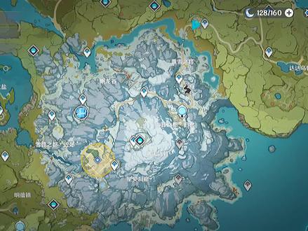 原神世界任务#雪山再勘测,找到4个信标,再次放置信标