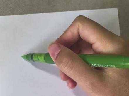 两分钟学画绿萝盆栽小插画#丙烯笔绘画 #插画教程