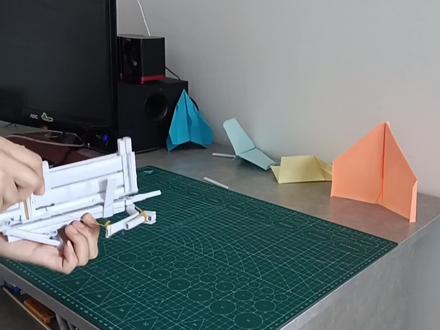 如何用纸制作诸葛连弩 教程详细#折纸 #手工 #手工diy #纸枪 #诸葛连弩