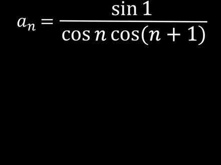 三角函数与数列结合的裂项相消 #高考数学#裂项#三角函数#数列