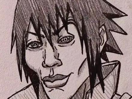 8步教你画火影宇智波,把你们的作业交出来@我#人体画画大挑战 #火影忍者 #反转 #零基础学画画 #速写