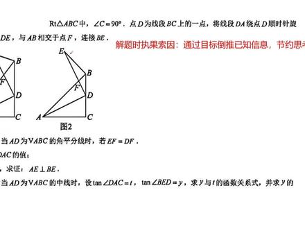 中考数学押题方向:三角函数和角平分线+等腰三角形组合处理