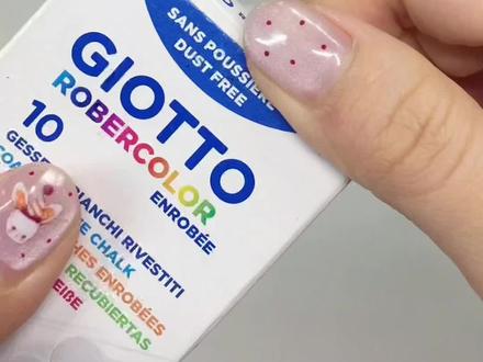 用粉笔做海绵宝宝🧽~ #粉笔 #手工 #手作 #制作