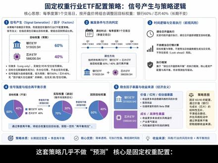 懒人量化-银行科创芯片的配置策略,不择时,只轮动 量化也不必太复杂,也可以用懒人思维,不择时,只轮动
#bigquant #量化交易 #量化策略 #量化投资 #科创芯片