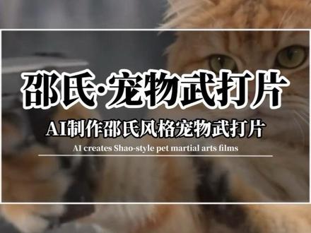 AI邵氏电影风格宠物武打片教程
#AI #AI教程 #宠物 #宠物成精啦 #ai干货分享