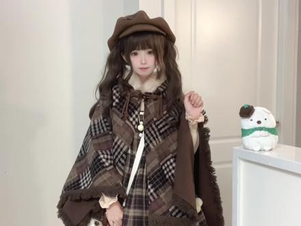秋日斗篷穿搭x3
#斗篷穿搭 #小个子穿搭#甜妹穿搭