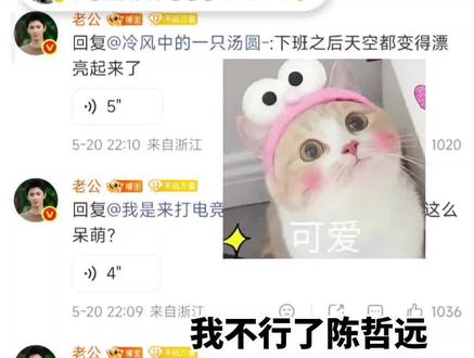 哥哥会了一个功能就这样一直用用用~ 我不管就是回我了hhhhh#评论记录 #陈哲远 #520 #明星翻牌 #可爱到爆炸💥#可爱到爆炸💥