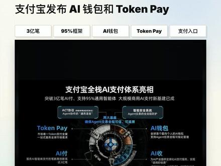 支付宝 AI 钱包来了,Agent 也要会付款? 支付宝 AI 支付已完成 3 亿笔智能体支付,还支持 95% 通用智能体框架。AI 不只是会聊天,下一步可能是会授权、会支付、会结算。你愿意让 AI Agent 拥有支付权限吗?
#AI热点 #支付宝 #AI钱包 #TokenPay #AI支付 #智能体 #Agent #科技财经 #AI创业